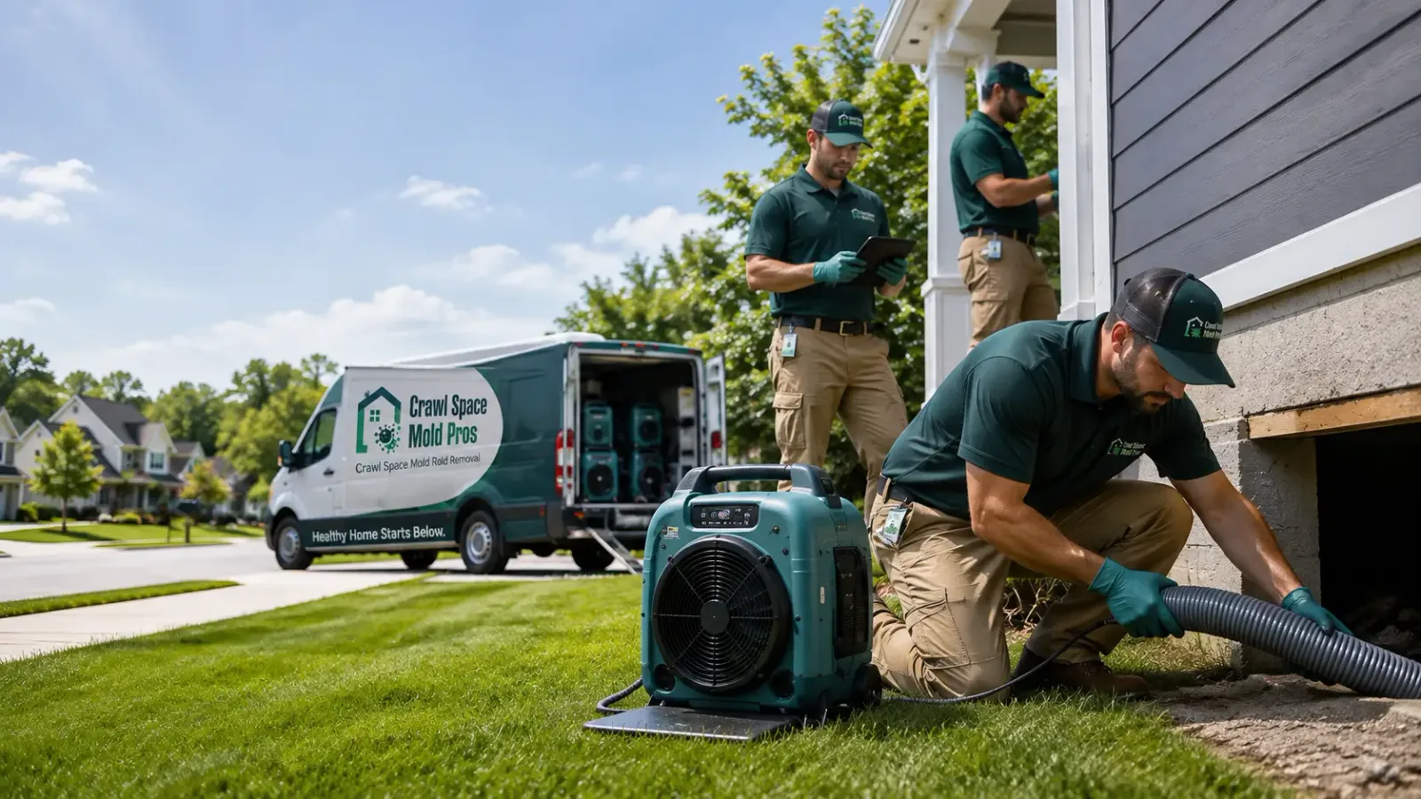 Crawl Space Mold Removal in Laurel, IN